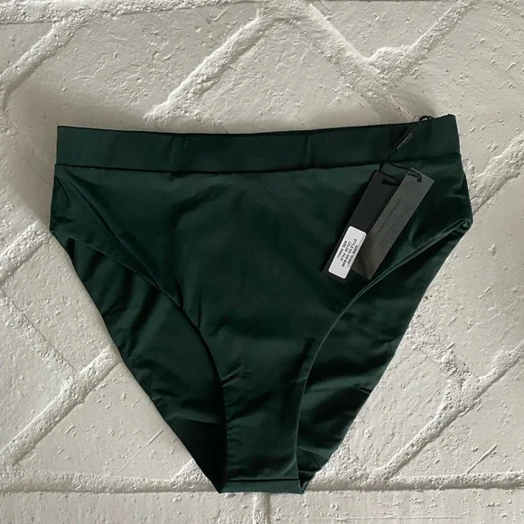 Myra Swim Two Piece Set NWT, Size S Jardin top paired w Hugo bottoms, Color Palm - Picture 12 of 13